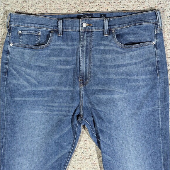 Lucky Brand Jeans Mens 46x30 Blue 181 Relaxed Fit Straight Leg Stretch Denim - Picture 3 of 13